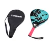 2021 New Professional Carbon Fiber Padel Tennis Racket Soft Face Paddle Tennis Racquet with Bag Cover - Image 4