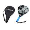 2021 New Professional Carbon Fiber Padel Tennis Racket Soft Face Paddle Tennis Racquet with Bag Cover - Image 9