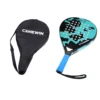 2021 New Professional Carbon Fiber Padel Tennis Racket Soft Face Paddle Tennis Racquet with Bag Cover - Image 8
