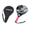 2021 New Professional Carbon Fiber Padel Tennis Racket Soft Face Paddle Tennis Racquet with Bag Cover - Image 2