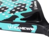 2021 New Professional Carbon Fiber Padel Tennis Racket Soft Face Paddle Tennis Racquet with Bag Cover - Image 14